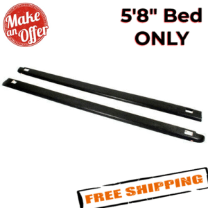 Westin 72-41114 Smooth Bed Rail Caps for 2007-2013 Chevy Silverado - 58" Bed