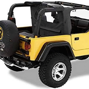 Bestop 80035-35 Black WrapAround Windjammer for 2003-2006 Jeep Wrangler TJ