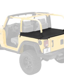 Bestop 90031-35 Black Duster Deck Cover for 2007-2018 Jeep Wrangler JK Unlimited