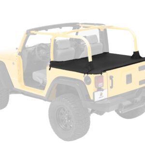 Bestop 90031-35 Black Duster Deck Cover for 2007-2018 Jeep Wrangler JK Unlimited