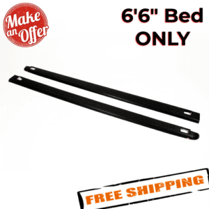 Westin 72-01151 Black Bed Rail Caps for 1999-2006 Silverado & Sierra - 66" Bed