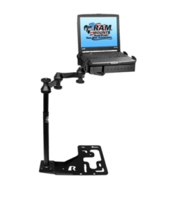 RAM Mounts RAM-VB-168-SW1 No-Drill Universal Laptop Mount for Heavy Duty Trucks