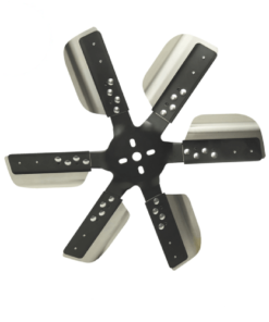 Derale 17018 18" Heavy Duty Stainless Steel Black Hub Standard Rotation Flex Fan