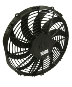 SPAL 30100467 12" Low Profile Puller Electric Fan with Curved Blades