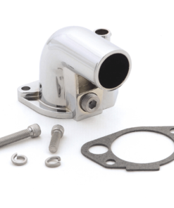 Mr. Gasket 9713 Chrome Water Neck for 1979-1997 Ford 302/351W