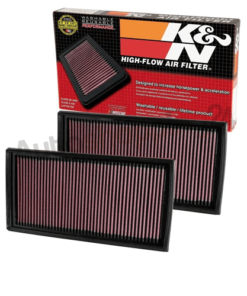 K&N 33-2405 Set of 2 Washable & Reusable High-Flow Air Intake Drop-In Filters