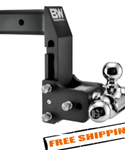 B&W TS20067BMP MultiPro Tow & Stow Tri-Ball Mount 2.5" Hitch, 7" Drop, 7.5" Rise