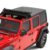 Bestop 52452-35 Black Diamond Sunrider for 18-20 Jeep Wrangler JL/Gladiator JT
