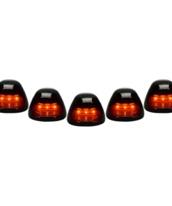 Recon 264143BK Black/Smoke LED Cab Roof Lights Kit for 1999-2016 Ford Super Duty