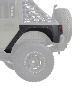 Smittybilt 76882 XRC Armor Rear Fenders for 2007-2018 Jeep Wrangler JKU 4-Door