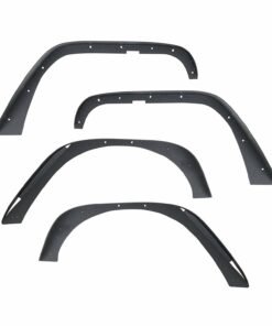 Smittybilt 76837 XRC Front & Rear Flat Fender Flares 2007-2018 Jeep Wrangler JK