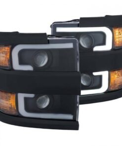 Anzo 111364 Switchback Projector Headlights for 15-19 Silverado 2500HD/3500HD