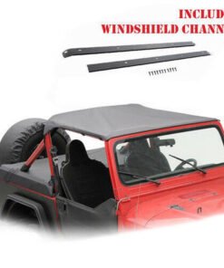 Smittybilt 90815 Bikini Top w/ Windshield Header - 1987-1991 Jeep Wrangler YJ