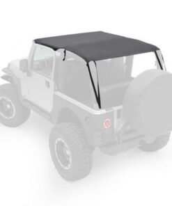 Smittybilt 93615 Outback Extended Denim Black Bikini Top - 1997-2006 Wrangler TJ