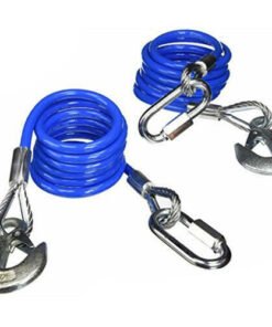Roadmaster 643 68" Single Hook, Coiled Safety Cables - 6,000 lbs