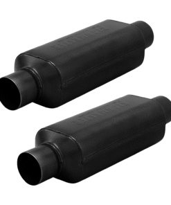 Flowmaster 12512409 Set of 2 409SS Super HP-2 Mufflers - 2.50 Center In/Out