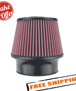 Injen X-1018-BR Replacement Air Filter - 4.5" Inlet, 6.75" Base, 5" Tall, 5" Top