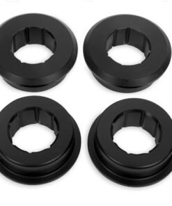 BMR 08-18 Dodge Challenger Rear Lower Delrin Control Arm Bushing Kit - Black
