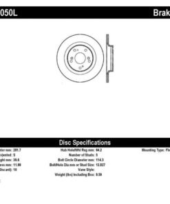 StopTech 00-09 S2000 Slotted & Drilled Left Rear Rotor