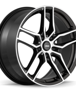 Konig Intention 18x8 5x112 ET45 Gloss Black / Machine Face
