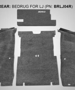 BedRug 03-06 Jeep LJ Unlimited Rear 4pc Cargo Kit (Incl Tailgate & Tub Liner)