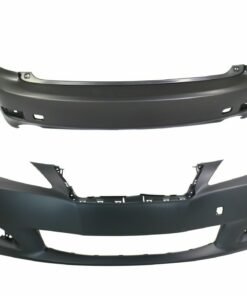 Front & Rear Bumper Covers for 2009-2010 Lexus IS250/IS350 - Primed, Set of 2