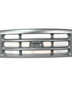 New Grille silver plastic for 1999-2004 Ford F-250/F-350/F-450/F-550 Super Duty