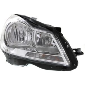 New Headlight halogen for 2012-2014 Mercedes C250 Luxury, Sport & C63 AMG Base