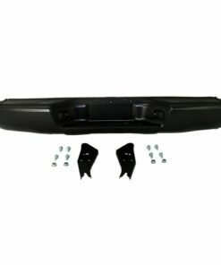 NEW Step Bumper w/ Brackets & Pads, Black Steel for 2005-2015 Toyota Tacoma