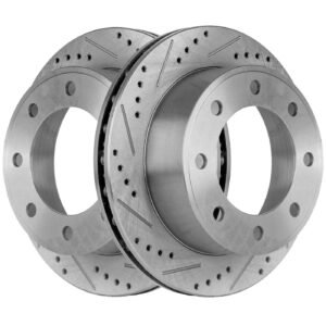 SureStop STPF27110079DS Rear Disc Brake Rotor 8 Lugs for 00-05 Ford Excursion