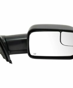 Tow Mirror, Right Side, Power, Heat, Blind Spot for 2002-2009 Dodge Ram 1500