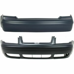 NEW Front & Rear Primed Bumper Covers for 1999-2005 Volkswagen Jetta Sedan