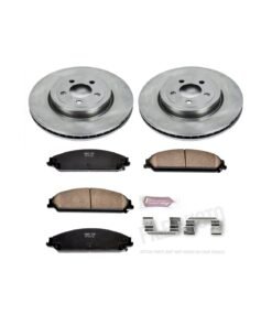 Powerstop KOE2560 Front Brake Disc and Pad Kit for 2006-2017 Dodge Charger R/T