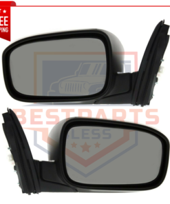 Power Mirror, Set of 2, Manual Folding, Primed for 2003-2007 Honda Accord