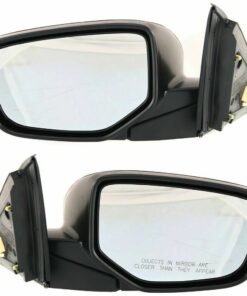 Power Mirrors for 2008-2012 Honda Accord Sedan, Heated, Manual Folding, Set of 2