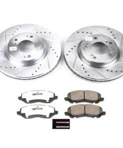 Powerstop K094-26 Brake Disc and Pad Kit front for 2006-2012 Mitsubishi Eclipse
