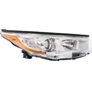 Headlight TO2503221C clear lens right side CAPA for 2014-2016 Toyota Highlander