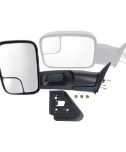 Kool Vue DG49L Left Towing Mirror for 94-02 Dodge Ram 2500 Base Old Body Style