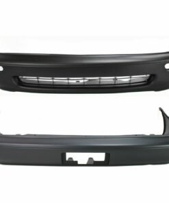 Set of 2 Front & Rear Bumper Covers, TO1000115 TO1100174 93-97 Toyota Corolla
