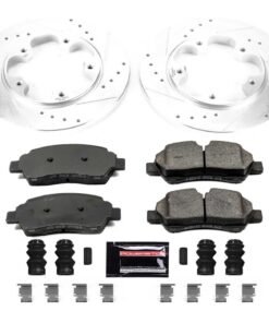 Powerstop K7145 Brake Disc and Pad Kit rear for 2015-2019 Ford Transit-150