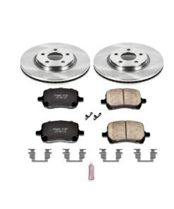 Powerstop KOE1614 Front Brake Disc and Pad Kit for 2009-2012 Chevrolet Malibu