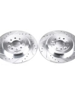 Powerstop AR8180XPR Rear Brake Disc 2-wheel set 5 lugs for 2008-2012 Ford Taurus