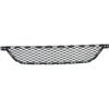 Front Bumper Grille Center plastic textured black for 2013-2015 Dodge Dart
