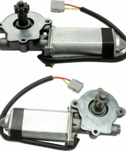 Rear Window Motor RH and LH Set for 84-93 Ford Mustang, Driver & Passenger Side