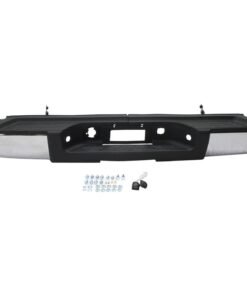 New Rear Step Bumper steel chrome for 2011-2014 Chevrolet Silverado 2500 HD