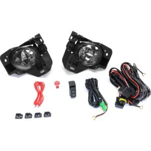 JC Whitney Front Fog Light Halogen Left Right Side for 09-14 Nissan Maxima S, SV