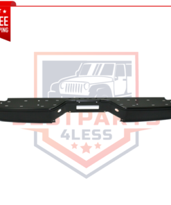 Rear Step Bumper, Powdercoated Black Steel for 2004-2014 Nissan Titan