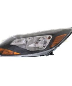 Headlight Halogen CAPA Left Side for 2012-2014 Focus Titanium Hatchback/Sedan