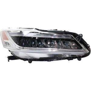 New Headlight LED right side for 2016-2017 Honda Accord EX, EX-L, LX, Sport