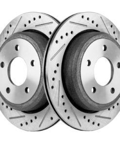 SureStop STPF27110154DS Rear Disc Brake Rotor 5 Lugs for 2010-2011 Ford Ranger